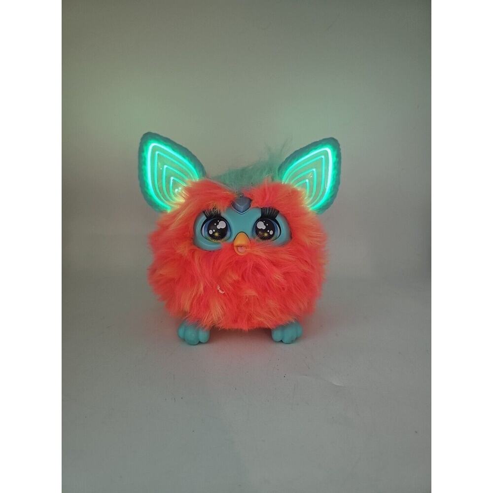 Furby Coral Interactive Plush Toy Hasbro 2023 Gift For Kids (Tested & Works)